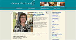 Desktop Screenshot of calhounclerk.com